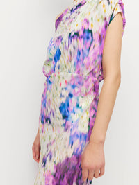 Monaco Dress (Lavender Mist Silk CDC) Aster
