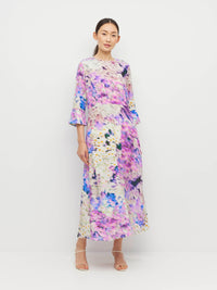 Rosie Dress (Lavender Mist Silk CDC) Aster