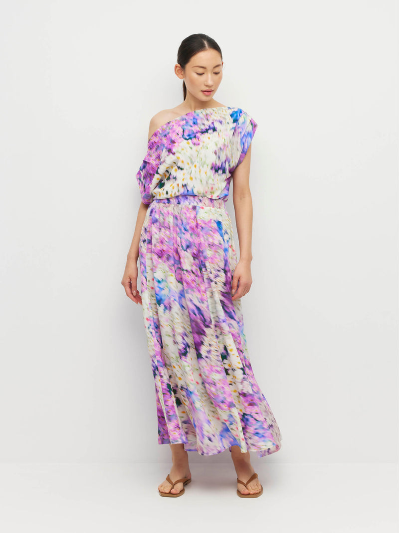 Vicky Skirt (Lavender Mist Silk CDC) Aster