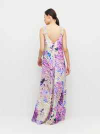 Violetta Dress (Lavender Mist Silk CDC) Aster