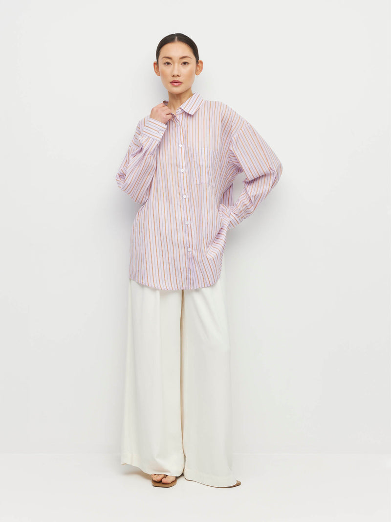 Sunday Shirt (Linea Cotton) Sunset Stripe