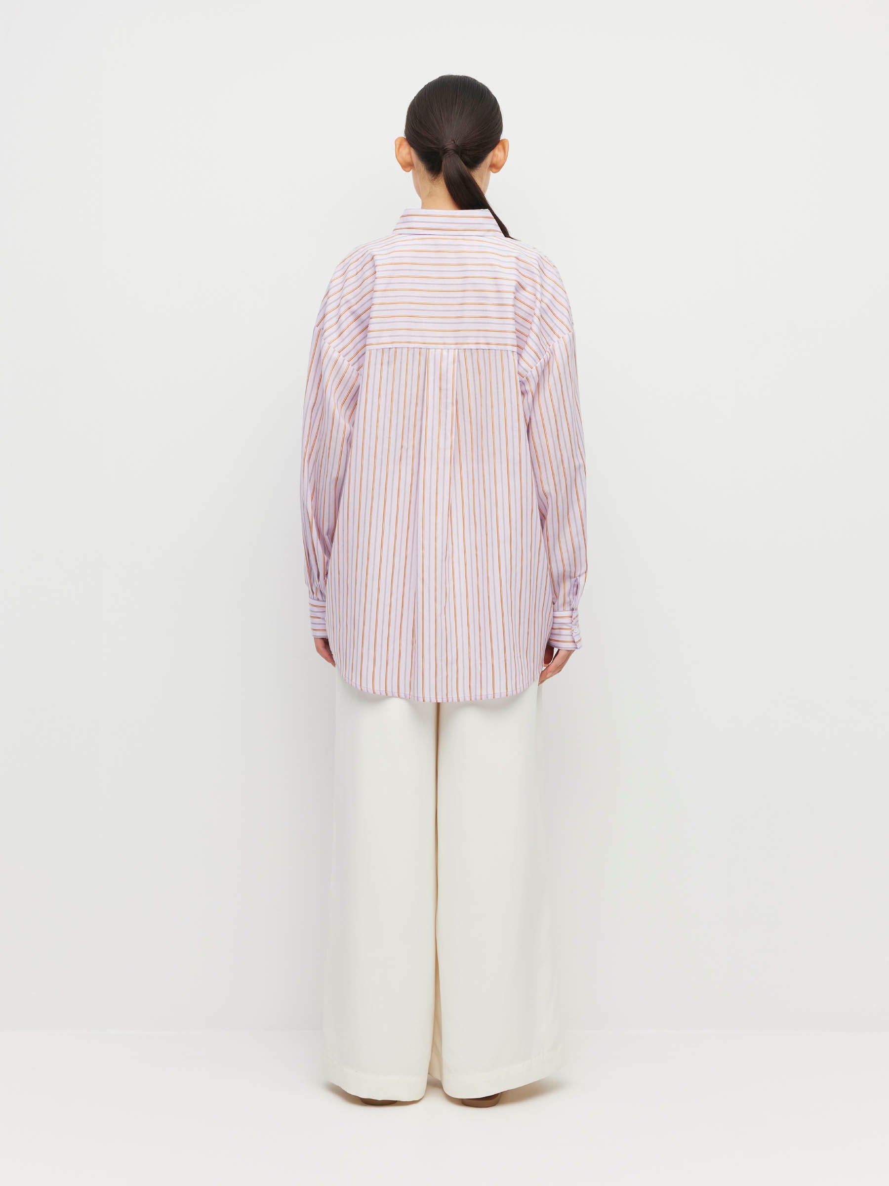 Sunday Shirt (Linea Cotton) Sunset Stripe