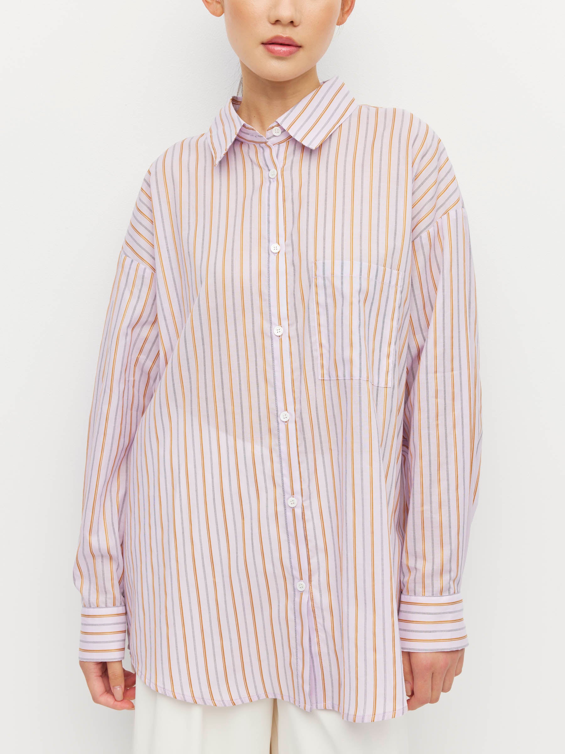 Sunday Shirt (Linea Cotton) Sunset Stripe