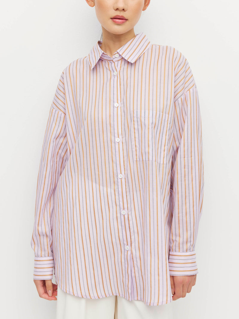 Sunday Shirt (Linea Cotton) Sunset Stripe