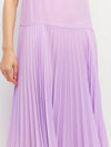 Betty Pleat Dress (Matte Pleat) Lilac