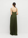 Betty Pleat Dress (Matte Pleat) Vine