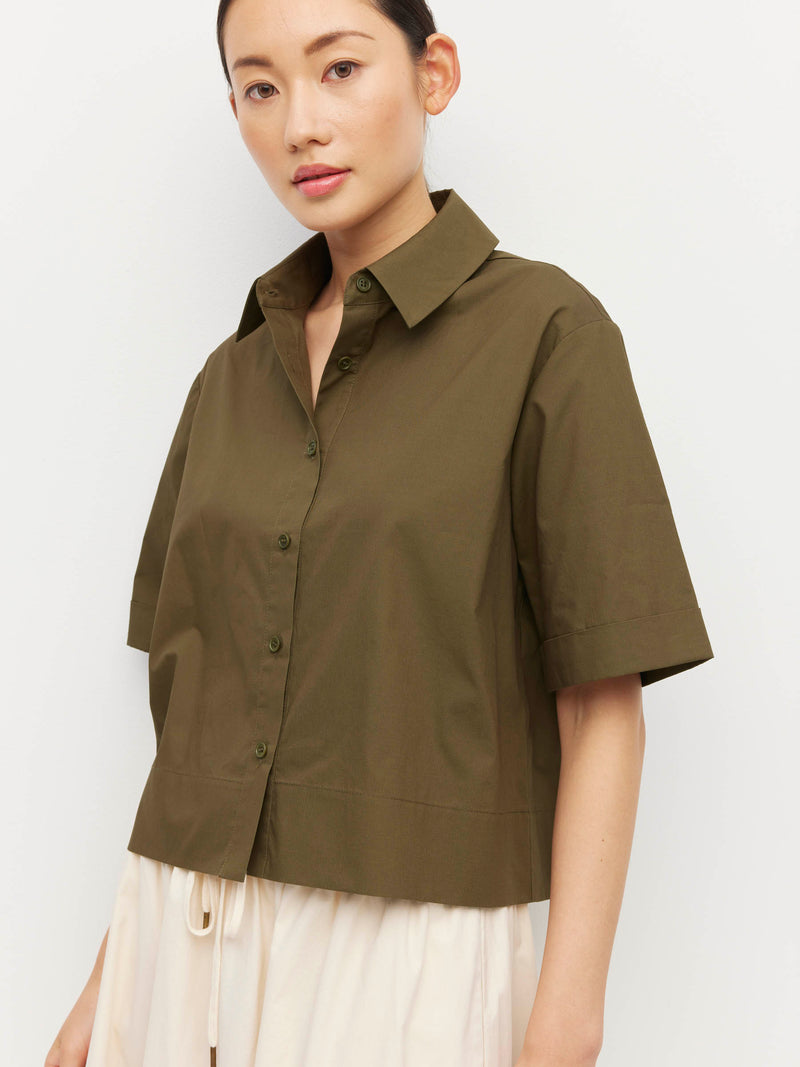 Everly Shirt (Organic Cotton) Olive
