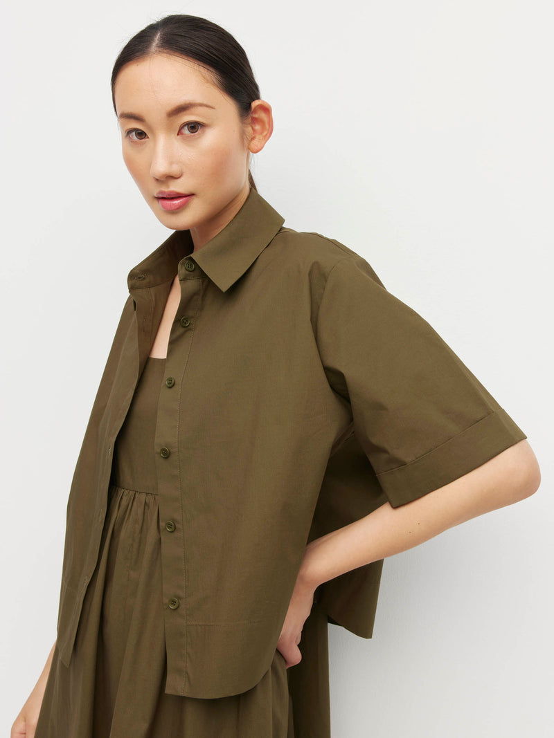 Everly Shirt (Organic Cotton) Olive