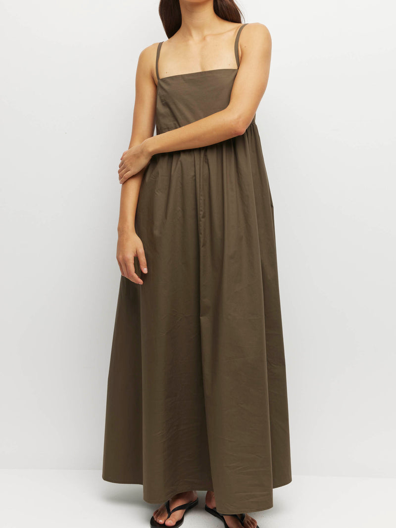 Katy Dress (Organic Cotton) Olive