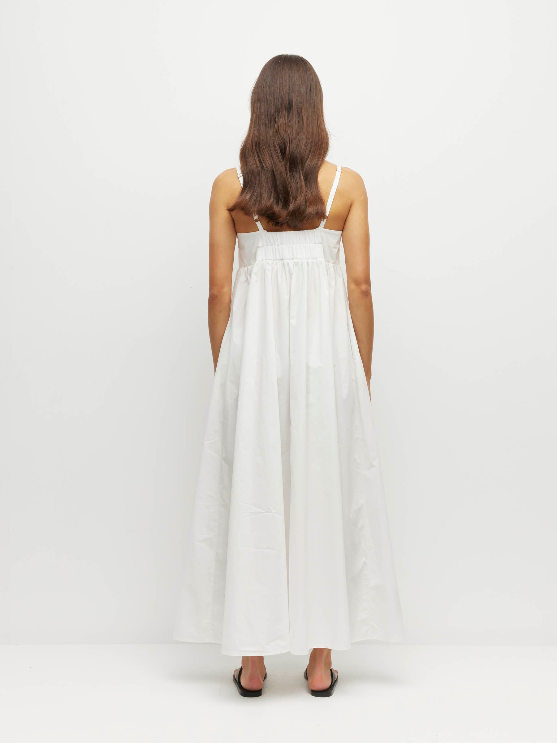 Katy Dress (Organic Cotton) White
