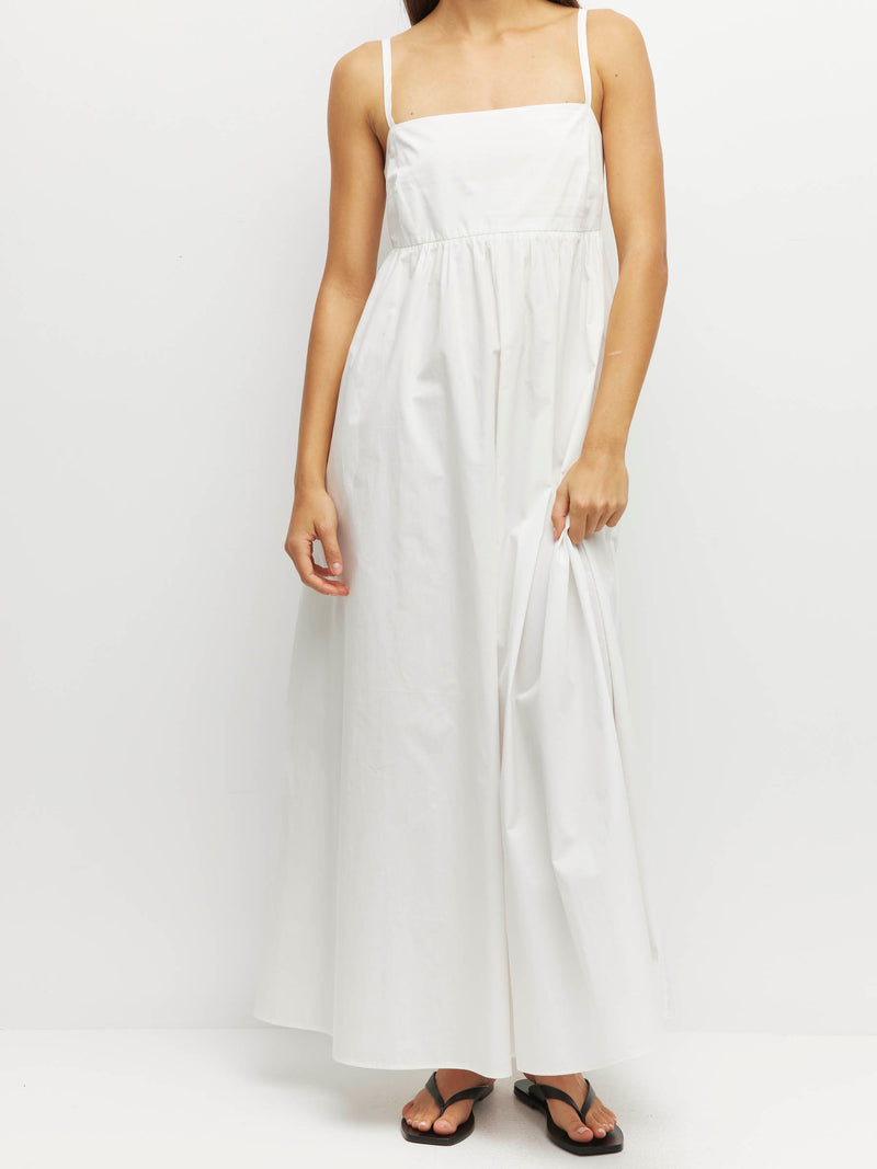 Katy Dress (Organic Cotton) White