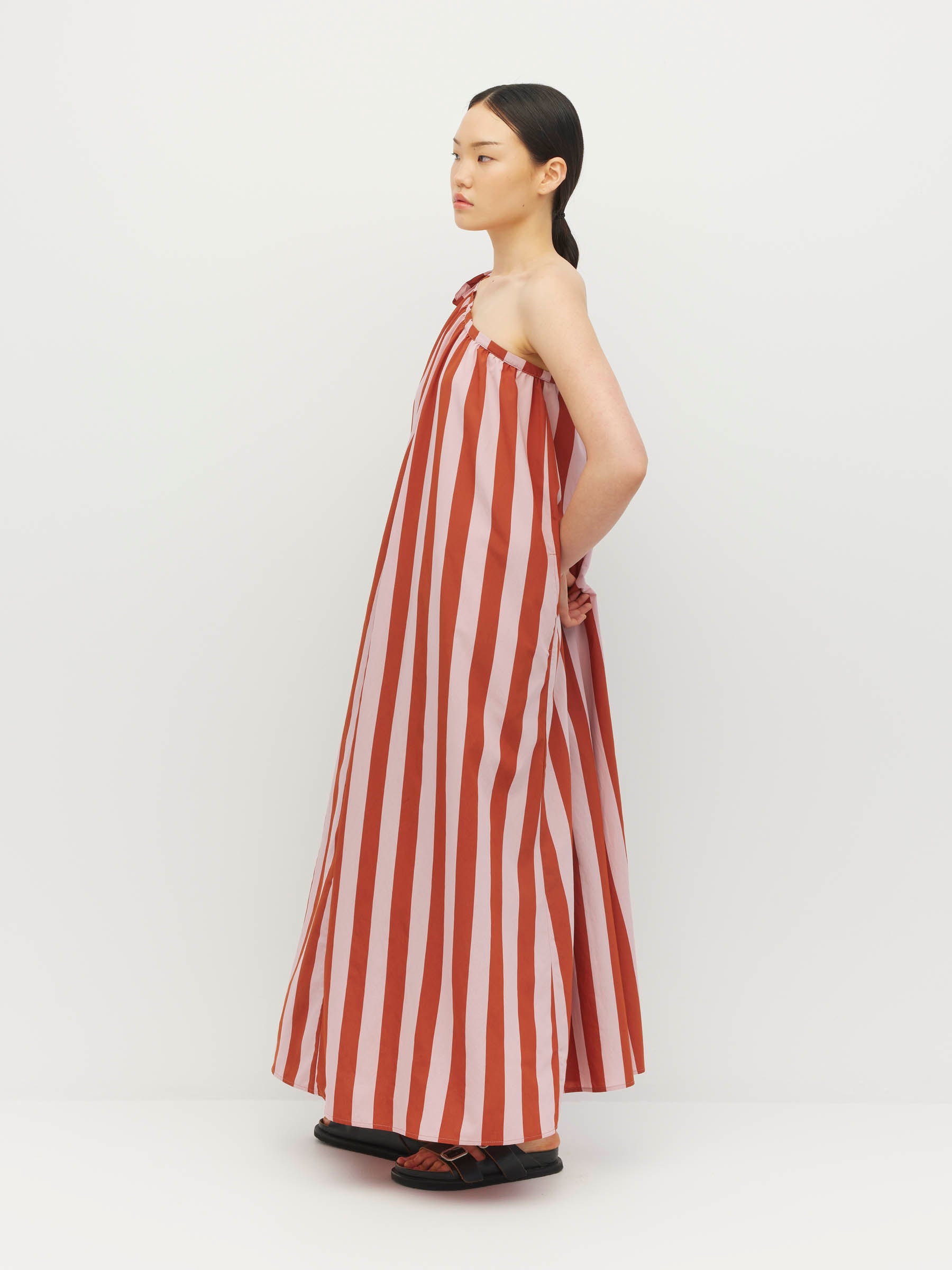 Uno Dress (Palma Stripe) Blush Terra