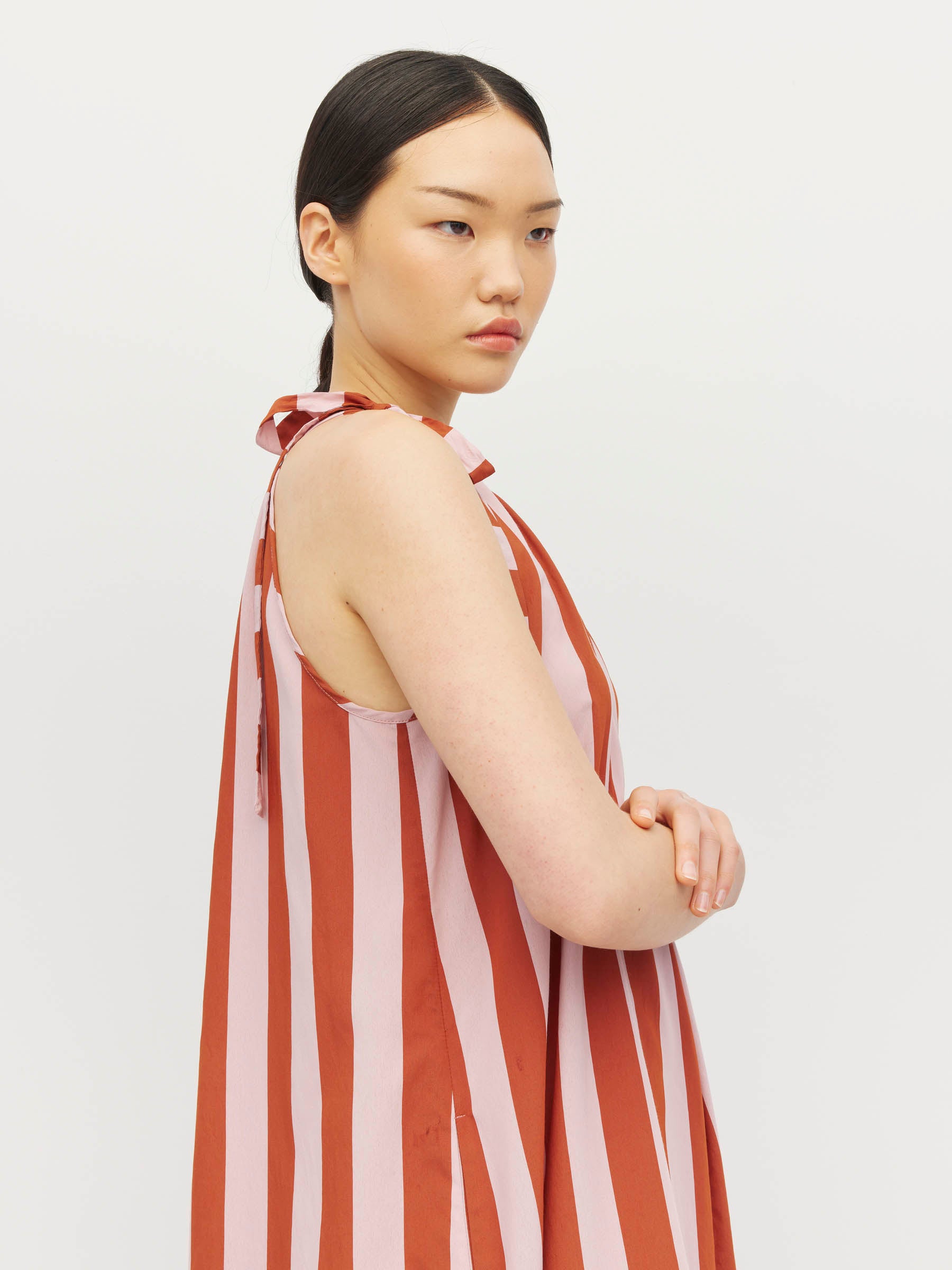 Uno Dress (Palma Stripe) Blush Terra