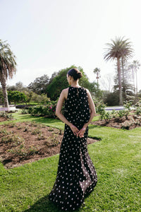 Aria Dress (Polka Crush) Black/Chalk