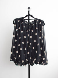 Calder Top (Polka Crush) Black/Chalk