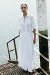 Isle Shirtdress (Ribbon Broderie) White