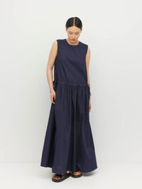 Romi Dress (Resort Cotton) Navy