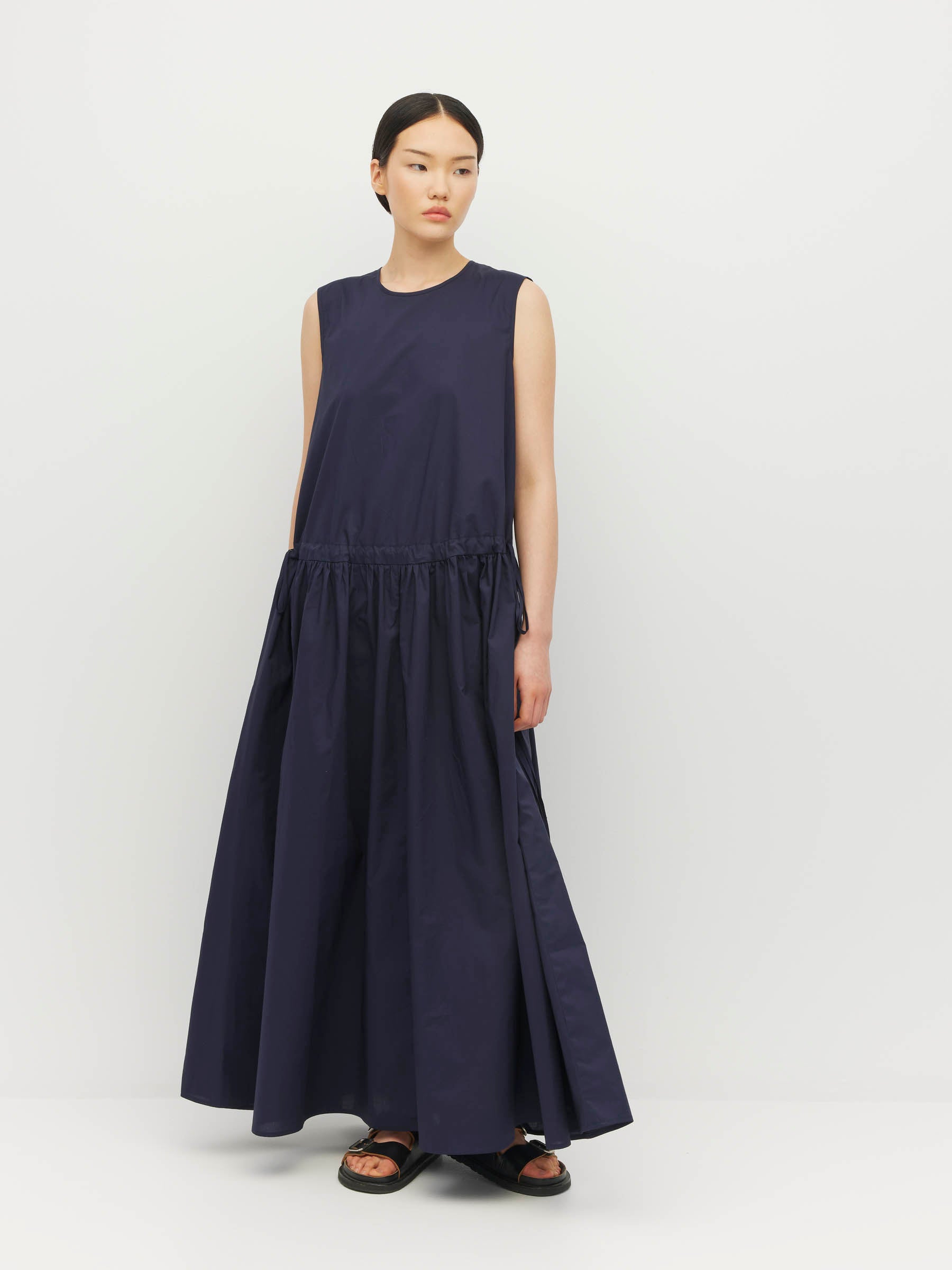 Romi Dress (Resort Cotton) Navy