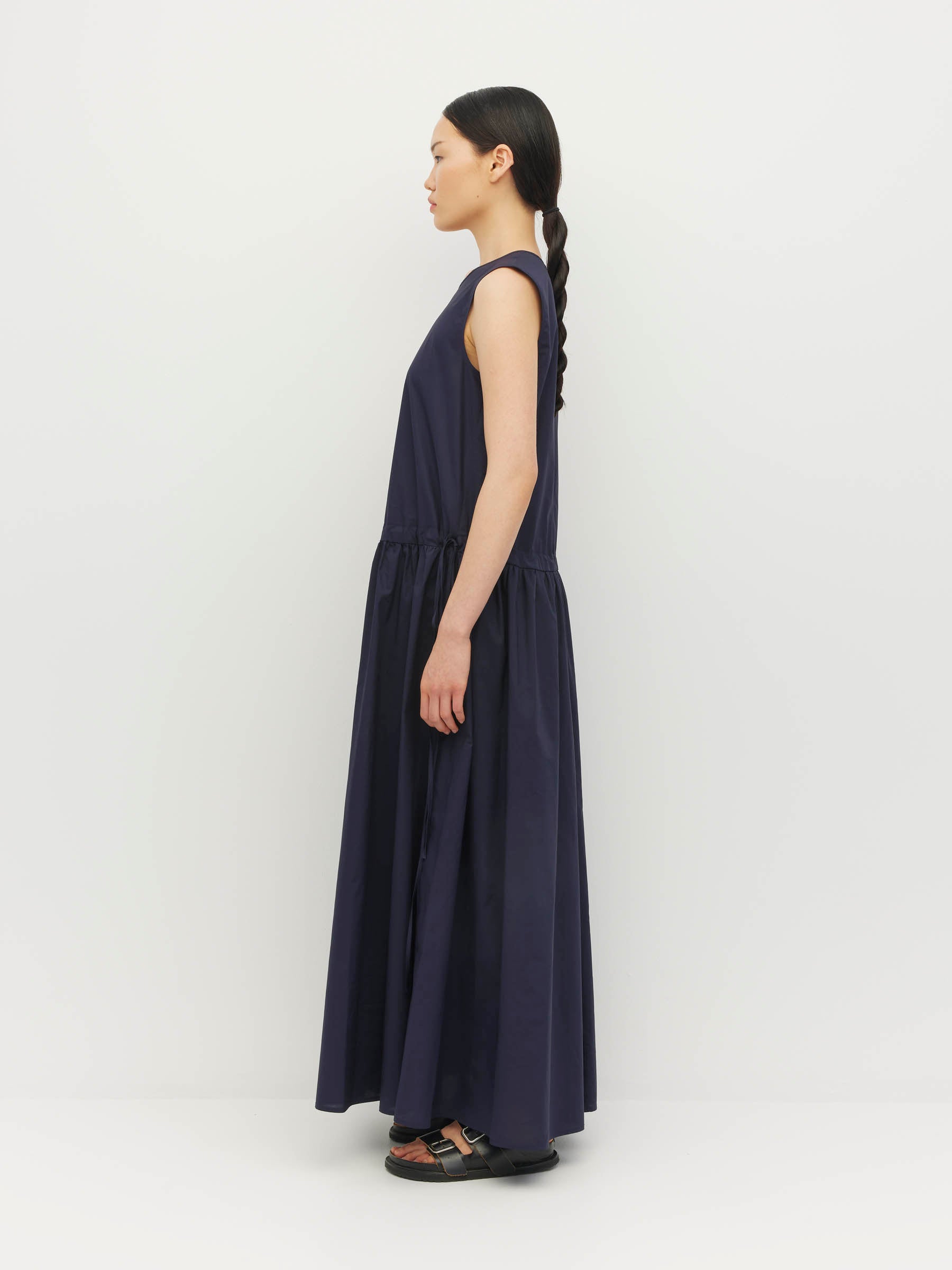 Romi Dress (Resort Cotton) Navy