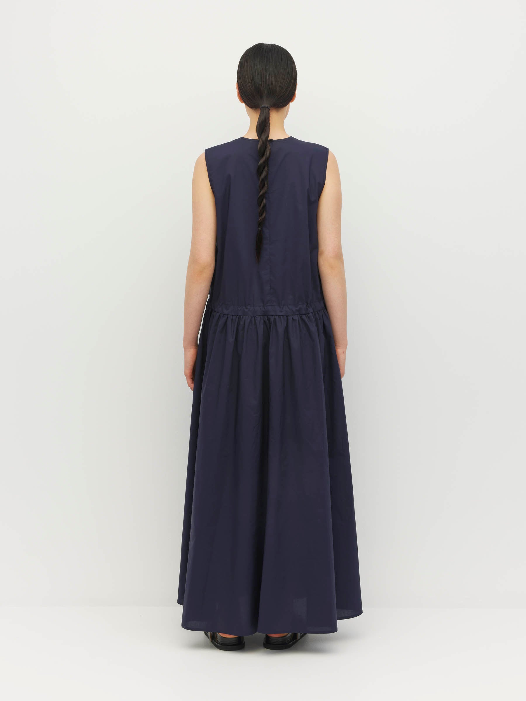 Romi Dress (Resort Cotton) Navy