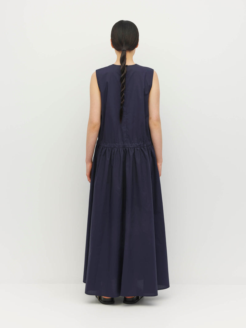Romi Dress (Resort Cotton) Navy