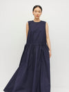Romi Dress (Resort Cotton) Navy