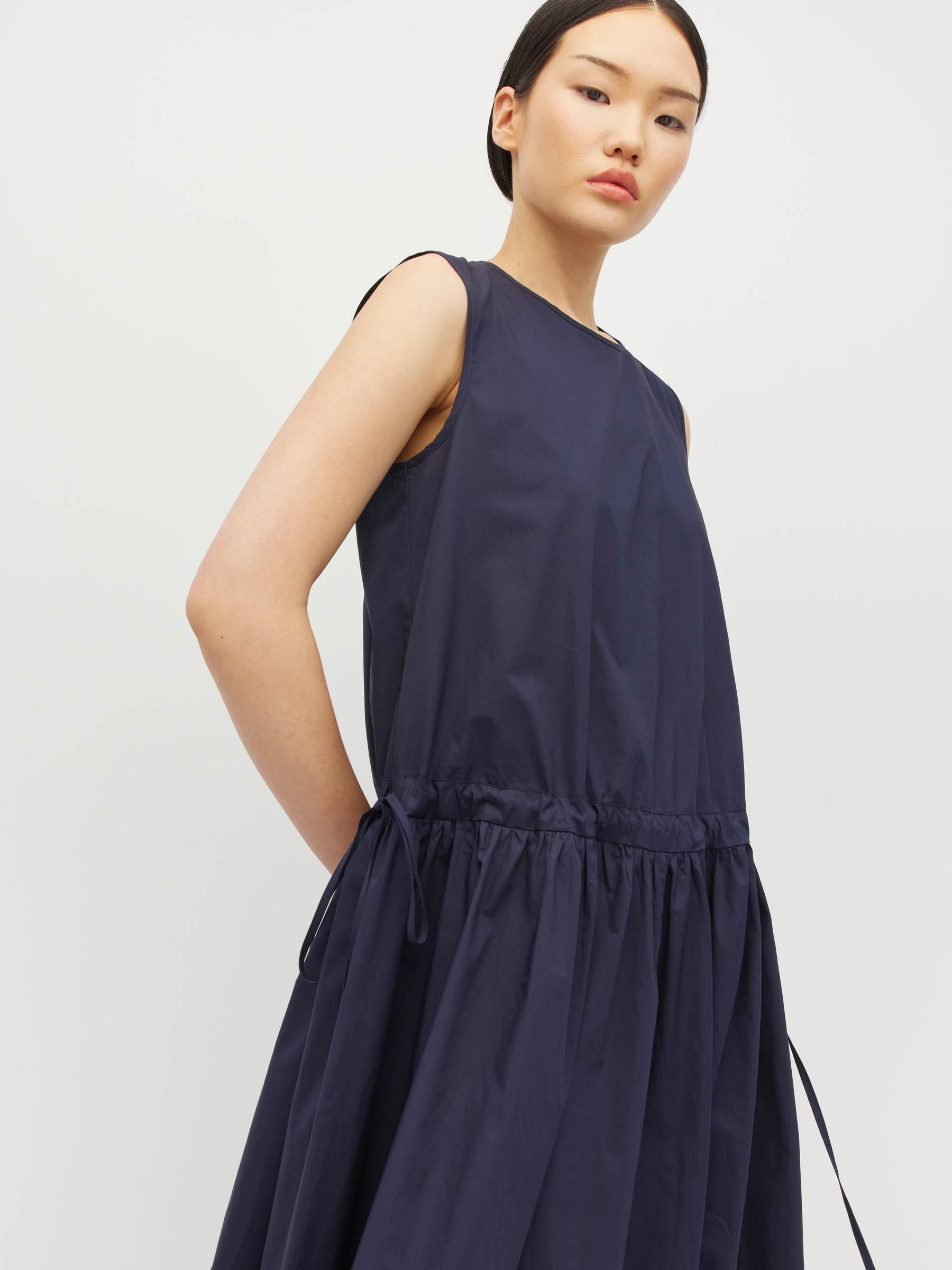 Romi Dress (Resort Cotton) Navy