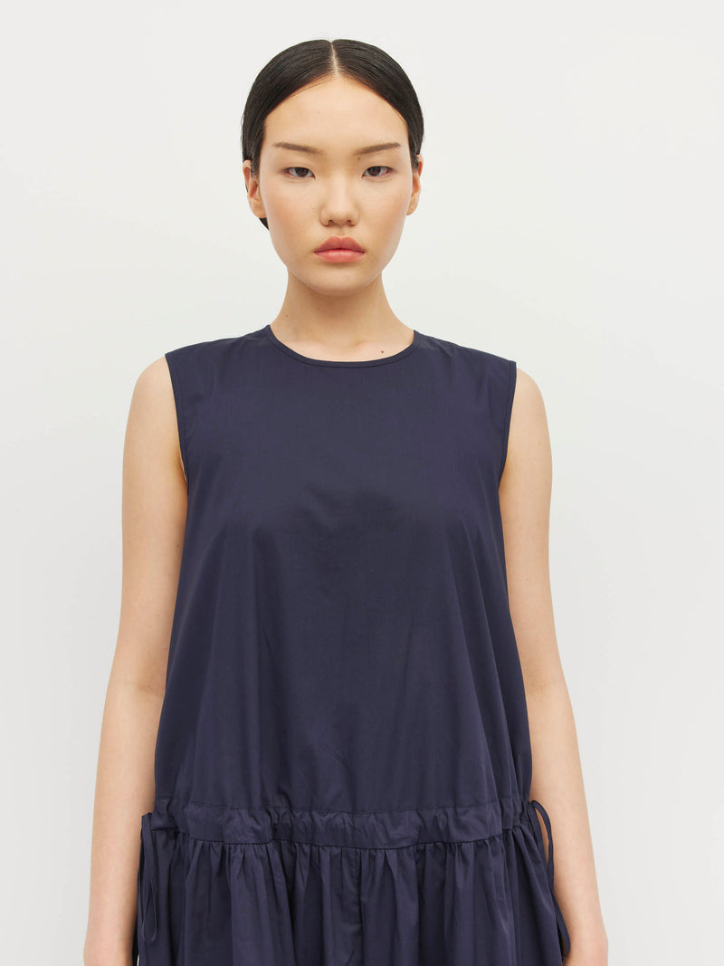 Romi Dress (Resort Cotton) Navy