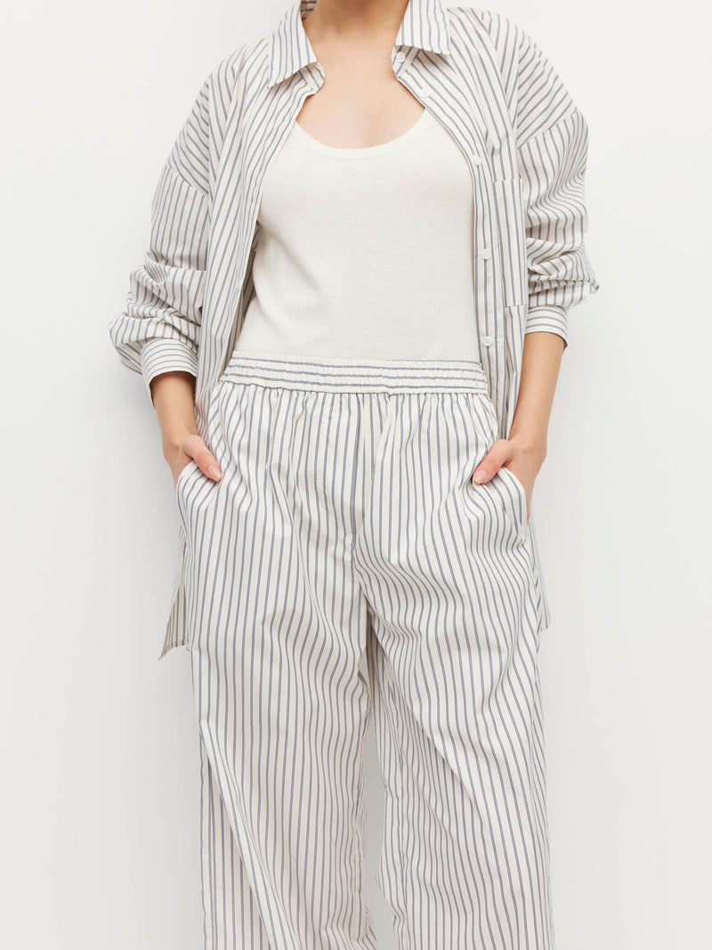 Koa Trouser (Seaside Cotton) Nautica Stripe