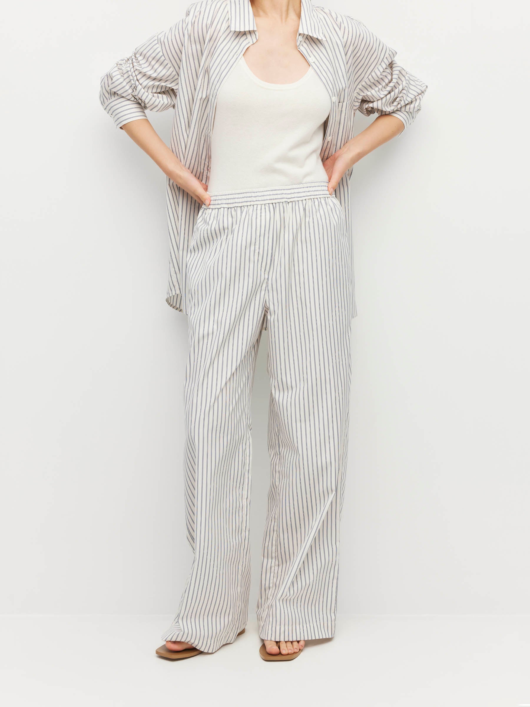 Koa Trouser (Seaside Cotton) Nautica Stripe