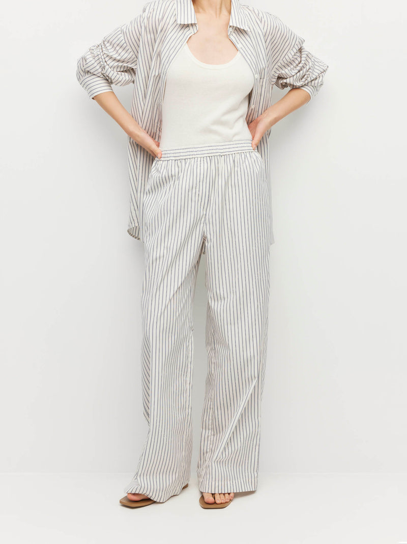 Koa Trouser (Seaside Cotton) Nautica Stripe