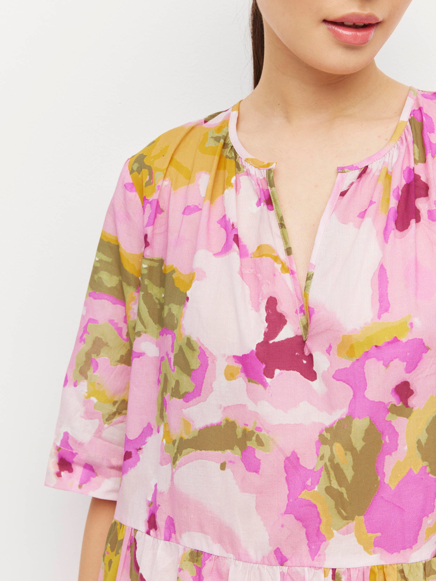 Field Tunic (Superflora Cotton) Tutti Frutti