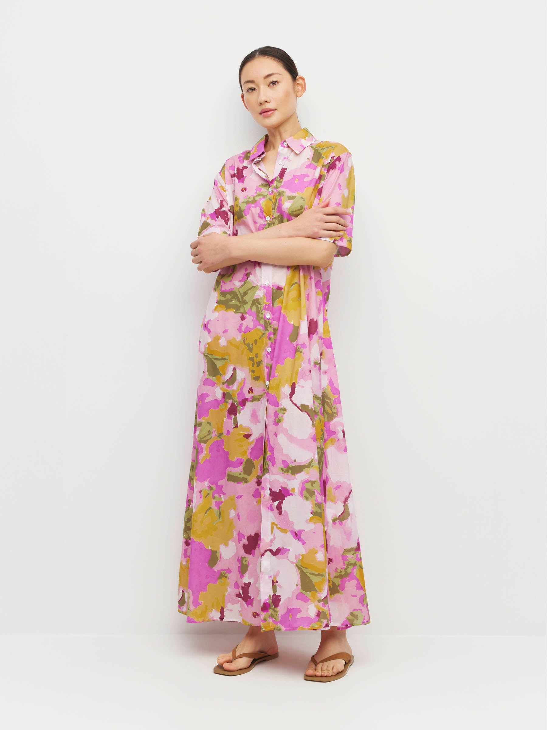 Isle Shirtdress (Superflora Cotton) Tutti Frutti