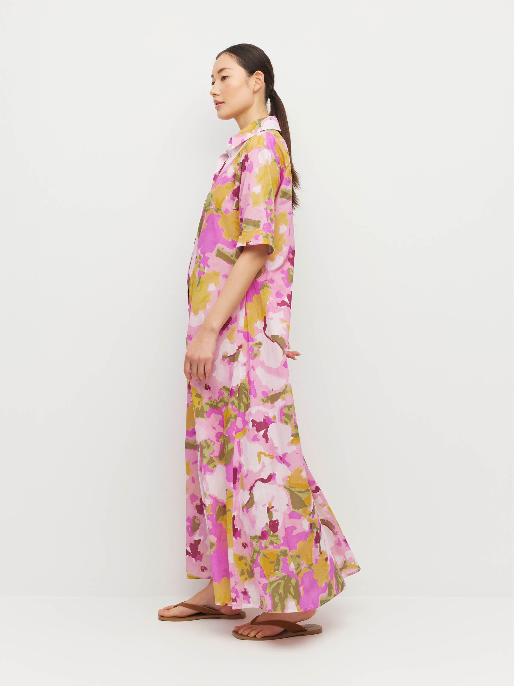 Isle Shirtdress (Superflora Cotton) Tutti Frutti