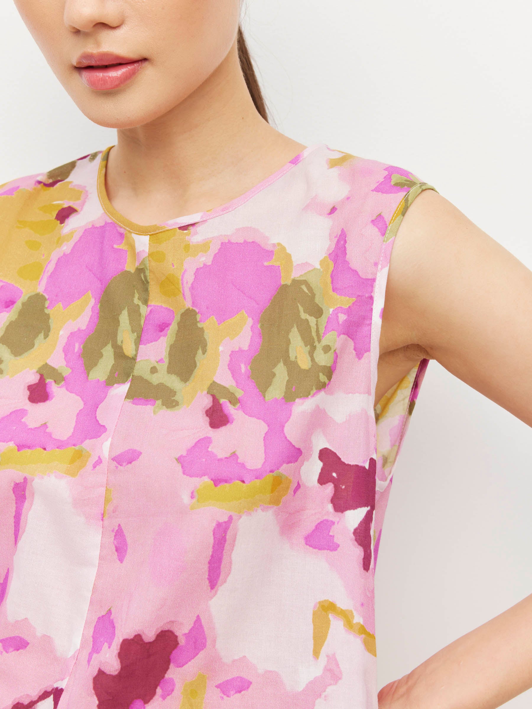 Tea Blouse (Superflora Cotton) Tutti Frutti
