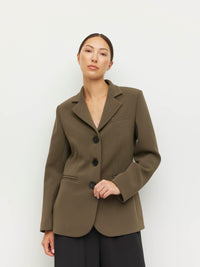 Harry Blazer (Bonded Crepe) Olive