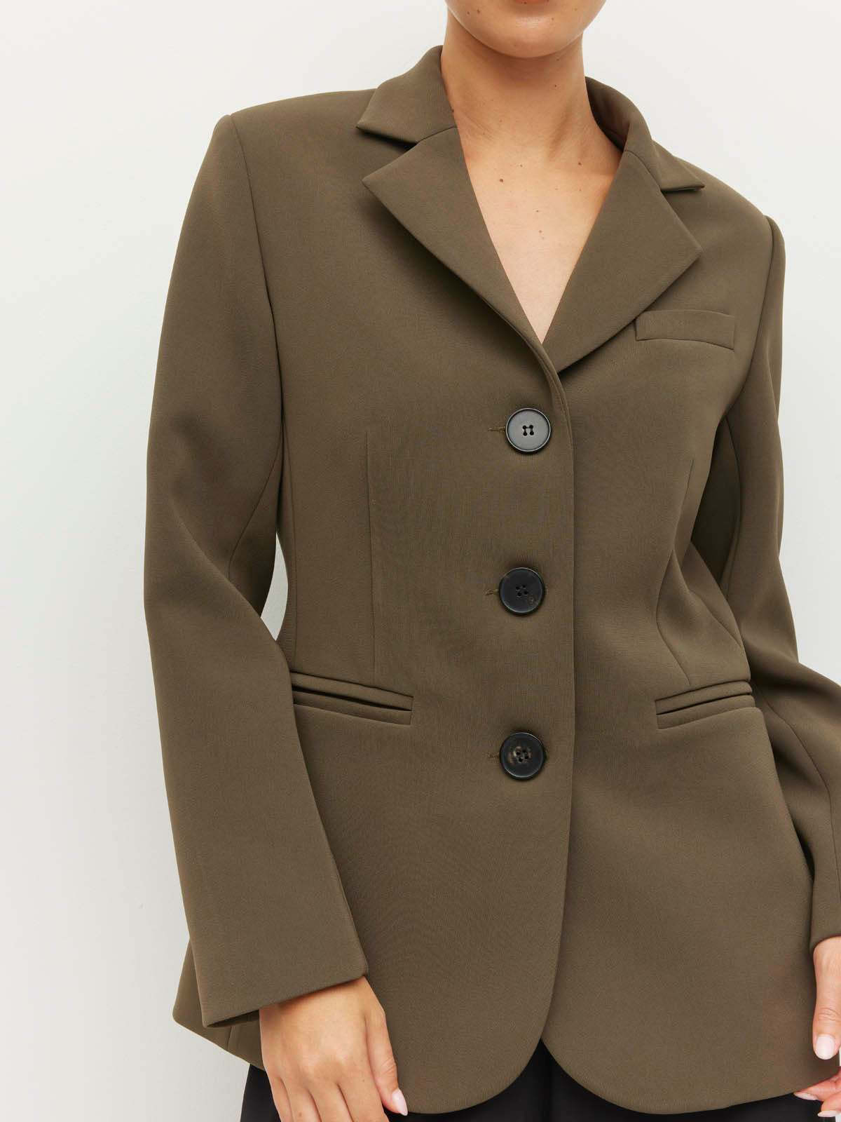 Harry Blazer (Bonded Crepe) Olive