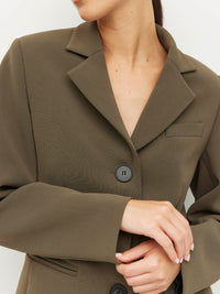 Harry Blazer (Bonded Crepe) Olive