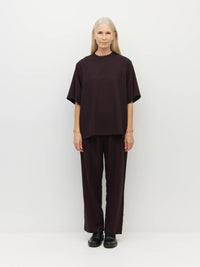 Saville T (Bonotto Crepe) Plum