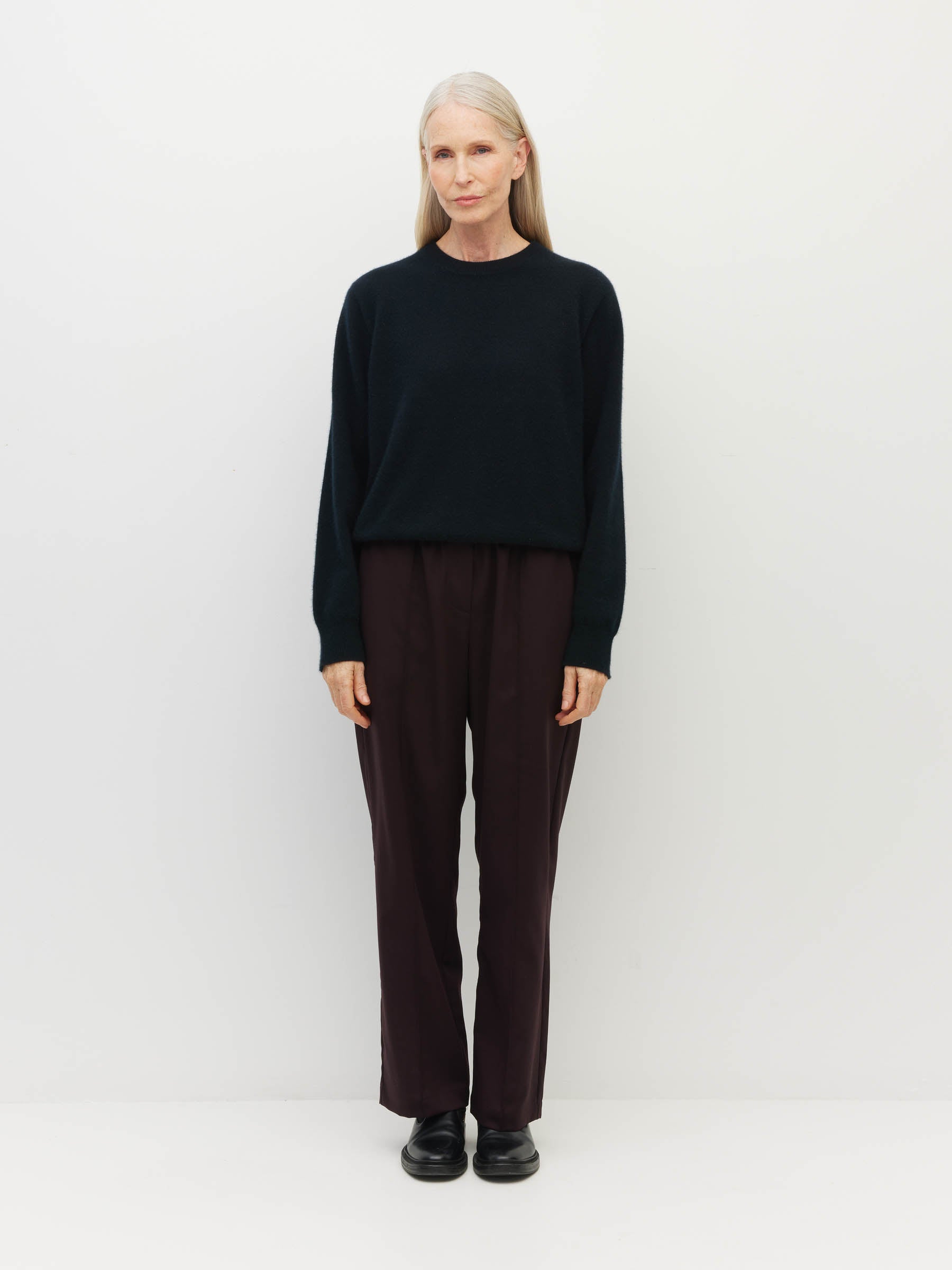 Travel Pant (Bonotto Crepe) Plum