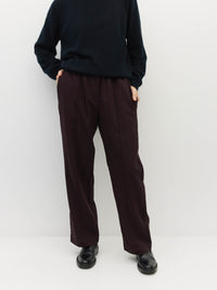 Travel Pant (Bonotto Crepe) Plum