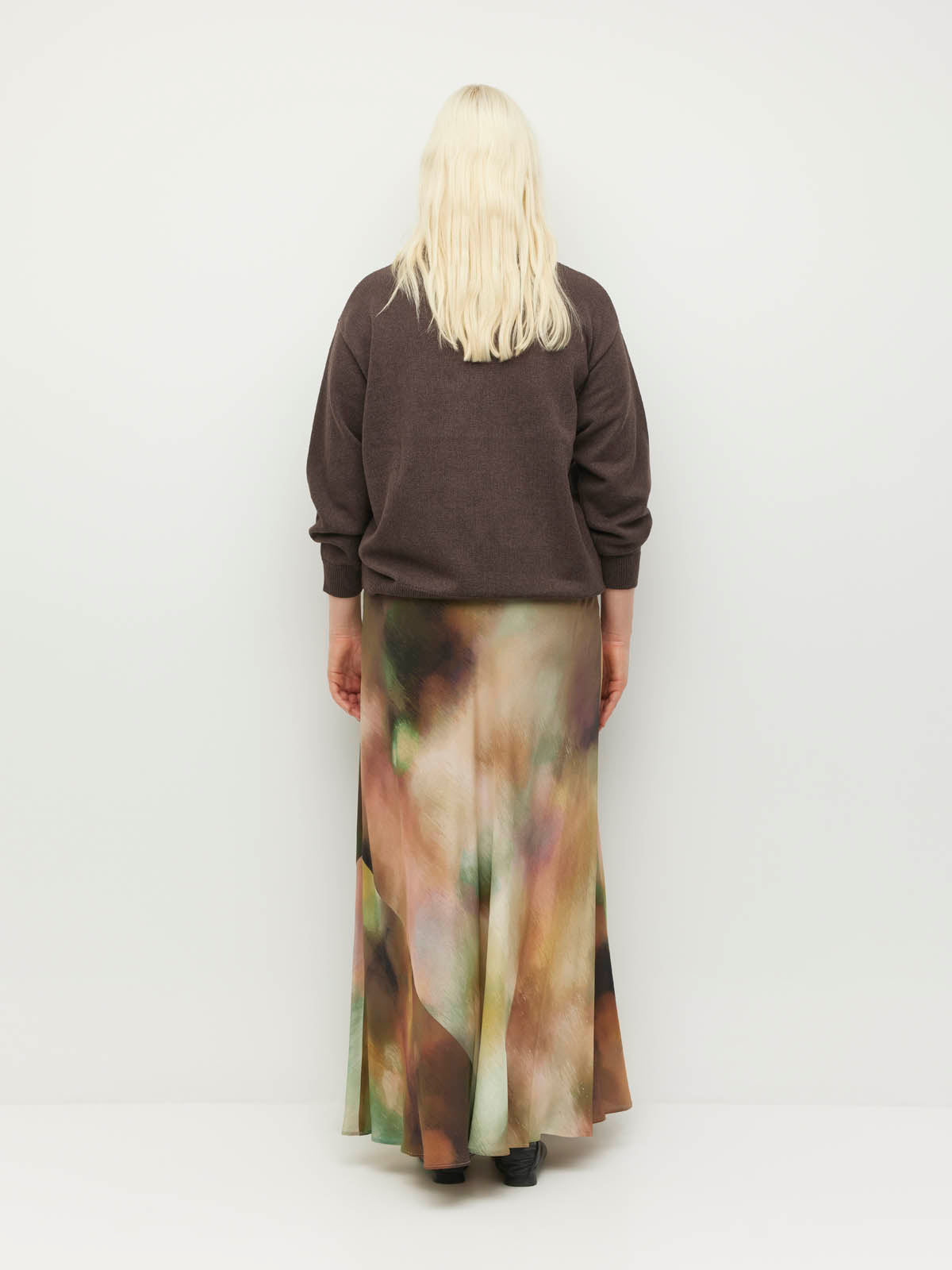 Cotton Sweatshirt (Cotton Knit) Truffle Marle