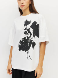 Placement T (Cotton T-Shirting) Ghost Flower