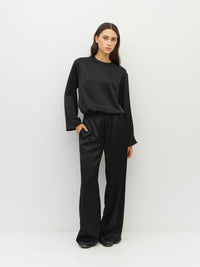 Koa Trouser (Dress Satin) Gloss Black