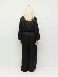 Koa Trouser (Dress Satin) Gloss Black