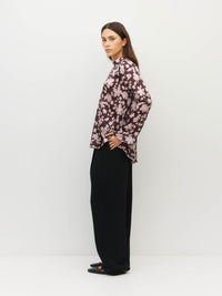 Sukie Top (Dusk Blossom Plisse) Rose Lustre