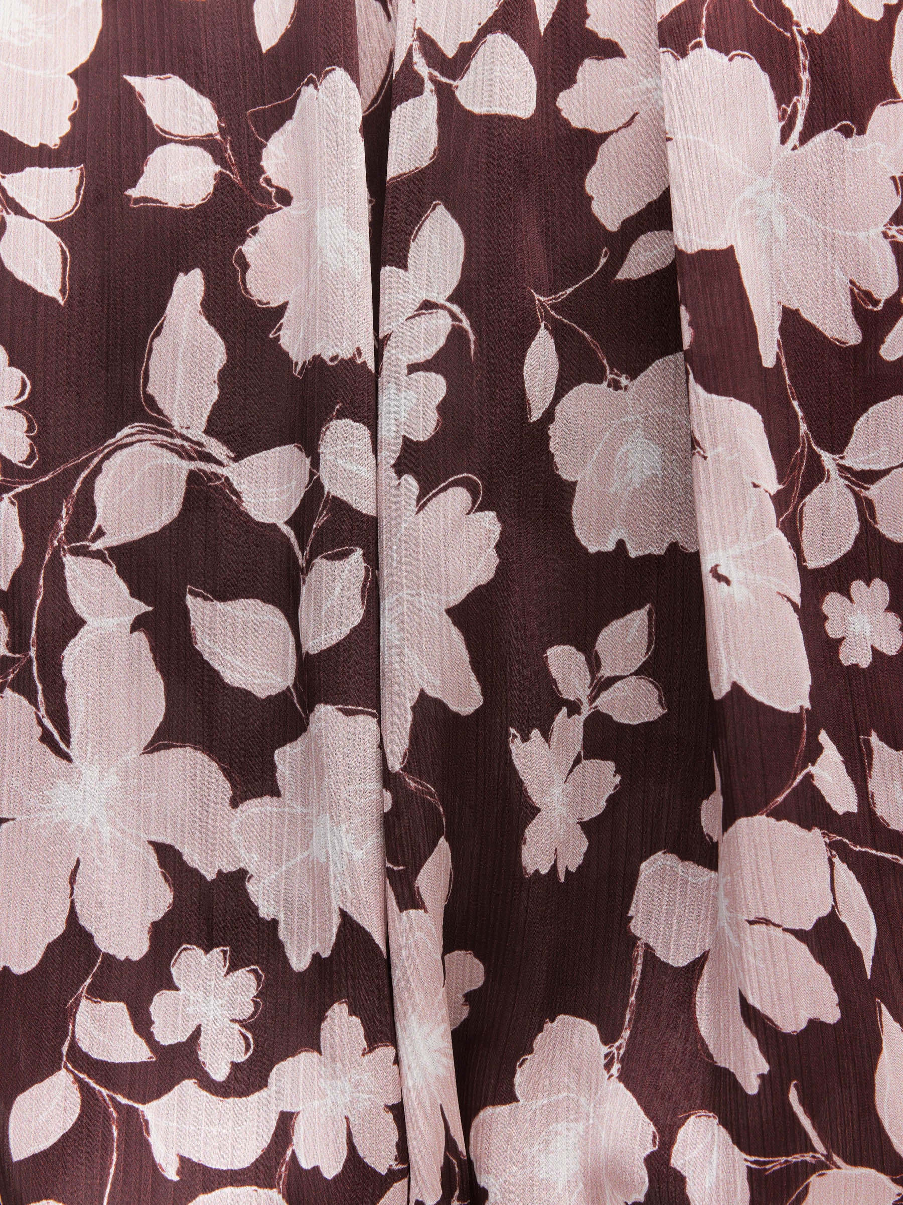 Una Dress (Dusk Blossom Plisse) Rose Lustre