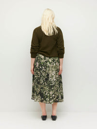 Arcade Skirt (Gypsy Flora Crepe) Seagrass