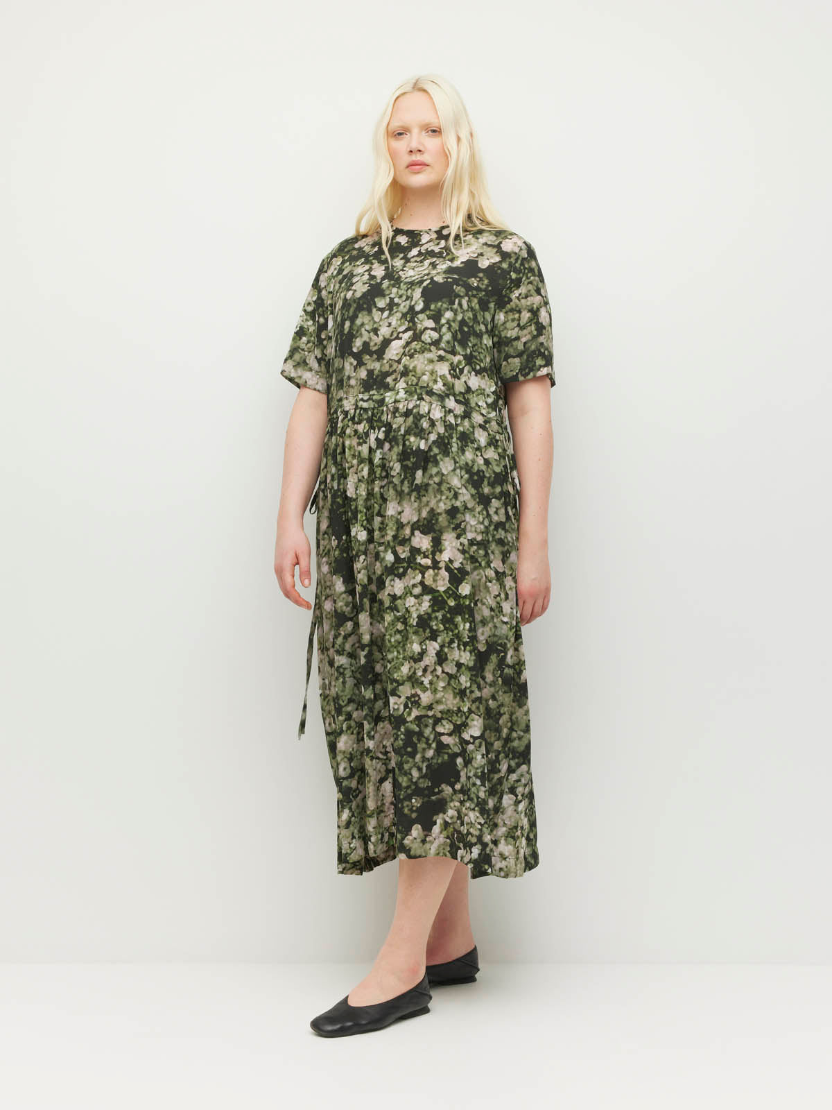 Dima Tunic (Gypsy Flora Crepe) Seagrass