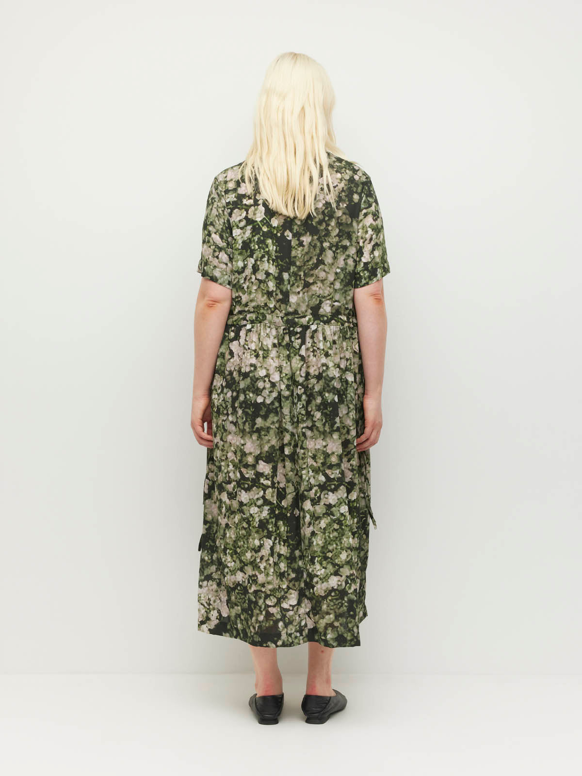 Dima Tunic (Gypsy Flora Crepe) Seagrass